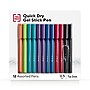 TRU RED™ Quick Dry Gel Pens, Fine Point, 0.5mm, Assorted, 12/Pack (TR54473)~#|#~699488E9-2E83-4F5B-952D4FC9C9091821_sc7
