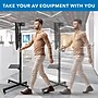 Mount-It! 2-Shelf Steel Mobile TV Cart Stand, Black (MI-876)~#|#~69A3EDBE-7E98-4EBF-9D72CF22AC7C8186_sc7