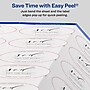 Avery Print-to-the-Edge Laser/Inkjet Oval Labels, 2" x 3 1/3", Glossy White, 80 Labels/Pack (22820)~#|#~69B0B0B0-6429-4500-9BD878190AC8369D_sc7