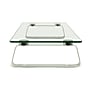 Mount-It! Monitor Riser and Laptop Stand, Clear/Silver (MI-7262)~#|#~69BA750C-6BF4-4308-90B379BD17B584F4_sc7
