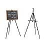 Staples 1843011 Tripod Display Easel 49-Inch Black Aluminum~#|#~69D34E24-2FC6-4098-959A997F95B93630_sc7