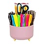 Staples 5-Compartment Rotating Plastic Desk Organizer, Dusty Pink (ST63865)~#|#~69D649B1-58E5-4385-94ED7C4DE30A2A4E_sc7