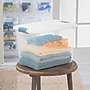 Sterilite 25 Quart Latching Storage Bin with Lid, Plastic, White, 6/Carton (14958006)~#|#~69DEBED1-8A24-4E97-A346EB71280C76E9_sc7