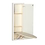 Household Essentials In‑Wall Recessed Ironing Board Cabinet with Storage Shelves, White (HH18100-1)~#|#~69E7CC28-567F-4C2C-952CAA2E05117203_sc7