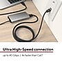 Staples TECH Cat 8 Ethernet Cable, 7 ft, Black, Ultra High-Speed Network Patch Cord, RJ45 Male to Male~#|#~69EFE988-D6A3-4E51-989E9DB4DAD532FD_sc7