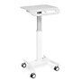 Luxor Vitalize Mobile 4-Wheel Healthcare Laptop Cart, White (MCWS002)~#|#~69F3C9DF-EB53-4163-8A99320DD6120E1A_sc7