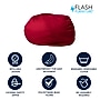 Flash Furniture Cotton Twill Bean Bag Chair, Red (DGBEANLGSLDRD)~#|#~69FA4600-BD24-4812-BDC8DFF31712682A_sc7