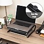 Mind Reader Ventilated Monitor Stand, Holds up to 44 lbs., Up to 19" Monitors, Black, 2/Pack (2METMONST-BLK)~#|#~69FD725B-0B75-4896-99911483D654E830_sc7