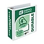 Samsill Earth's Choice Plant-Based Durable 4" View Binders, D-Ring, Made in USA, White (SAM16997)~#|#~69FDB86A-135A-4888-9CD223A5519B2BE4_sc7