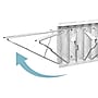 AdirOffice Steel Blueprint Hanging Wall File Rack, White (617-WHI)~#|#~6A11E929-BC6B-47E2-816E917E2B2D195E_sc7
