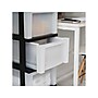 Iris 4-Drawer Storage Cart, Black/Clear (585002)~#|#~6A13EB5C-F1EB-419F-95279D4AFE990227_sc7
