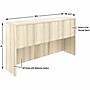 Lorell Essentials 66"W 4-Door Stack-On Hutch, Modern Elm (LLR66317)~#|#~6A359316-9F63-45A2-9140D809FC20F4FC_sc7
