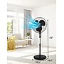 Black & Decker 18" Oscillating Pedestal Fan with Remote, 3-Speed, Black (BDSF18MB)~#|#~6A3A2BBC-3171-479B-A170711E7071884C_sc7