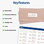 Avery Easy Peel Laser Address Labels, 1" x 2 5/8", Matte White, 3000 Labels/Box (5160)~#|#~6A4D6DC1-1F2B-4762-AB3A771D1A580A55_sc7