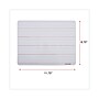 Universal Lap/Learning Dry-Erase Board, Lined, 11 3/4" x 8 3/4", White, 6/Pack (UNV43911)~#|#~6A52193F-9A2F-446A-8B85C8E56C4AF3A3_sc7