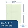 Roaring Spring Paper Products Notepad, 8.5" x 11", College Ruled, Green, 50 Sheets/Pad, 36 Pads/Case (95134cs)~#|#~6A5B2D68-1FF2-44CB-B2FF749788EF7A92_sc7