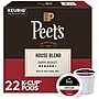Peet's Coffee House Blend Coffee Keurig® K-Cup® Coffee Pods, Dark Roast, 22/Box (5000379613)~#|#~6A65235D-F14B-4118-914DA32DF2306C43_sc7