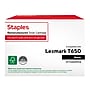 Staples Remanufactured Lexmark Toner Cartridge Black High Yield Replacement for Lexmark T650~#|#~6A68C7A1-DB5A-4F7A-9ADE5EB04FAD604F_sc7