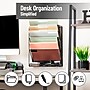 Mind Reader 5-Pocket Metal Mesh Mountable Wall File, Letter Size, Black (MAGSTACK-BLK)~#|#~6A6BB8F4-316C-48CA-8C749CF5E68CAC3A_sc7