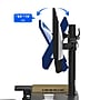 FlexiSpot Adjustable Dual Monitor Arm Mount for Sit-Stand Riser, Up To 30" Monitor, Black (D1D-E)~#|#~6A7F86FA-7364-43A6-AF15FC54E34FA199_sc7