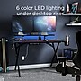 Emerge Vizon 47"W Gaming Desk, Black (59260)~#|#~6A866737-9D61-4241-97FA87BD4C1E476D_sc7