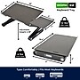 Uncaged Ergonomics WorkEZ Adjustable Keyboard Tray, Black (WEKTB)~#|#~6A8AB3AA-3460-4170-9649A898E49A2316_sc7