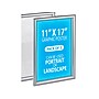Azar Poster Holder, 11" x 17", Wall Mounted, Silver, Plastic, 2/Pack (300340-SLV-2PK)~#|#~6A939B12-49D7-40A7-B2ED0236CFDF2932_sc7