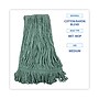 Boardwalk® Mop Head, Premium Standard Head, Cotton/rayon Fiber, Medium, Green~#|#~6AA3745A-44E7-4328-AAB5DDB03E38DD17_sc7
