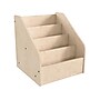 Flash Furniture Bright Beginnings 4-Section Book Display Unit, 19"H x 17.25"W x 17.25"D, Brown (MK-KE24305-GG)~#|#~6AC31145-7AC7-405D-9B57EA60DE2BE77B_sc7