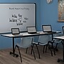Regency Kobe 84" Flip Top Mobile Training Table- Maple & 3 'M' Stack Chairs- Grey~#|#~6ADE6345-CA7D-499D-83EEB735070E3BF2_sc7