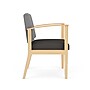 Lesro Amherst Wood Vinyl Guest Chair, Gray (AW1101.WNA-02CHGY.03PPCL)~#|#~6AED885E-F7D4-4BB9-A5E7DDFF5521F3F6_sc7