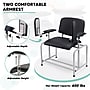 Viva Comfort Extra Wide Adjustable Bariatric Phlebotomy Blood Drawing Chair, 500 lbs. Capacity, Black (ADI997-01-BLK-HD-MK)~#|#~6AFAA5CA-A2A8-48F1-B180AA457D703DD0_sc7