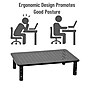 Mind Reader Ventilated Adjustable Monitor Stand, Up to 44 lbs., Black (4LEGMET-BLK)~#|#~6B08DDBF-6A17-4805-82D4EDFF9FF2442C_sc7