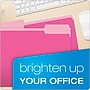 Pendaflex Recycled File Folder, 1/3-Cut Tab, Letter Size, Pink, 100/Box (42101/3PIN)~#|#~6B163A5E-61B1-4357-9C6545F18B86FE5A_sc7
