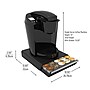 Mind Reader Plastic Coffee Pod Drawer Countertop Organizer, 30 Pod Capacity, Black (TRY30-BLK)~#|#~6B1F78F6-B772-4DA1-9FDA4A6543270288_sc7