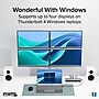 Plugable 5-in-1 Thunderbolt Universal Docking Station, Gray (TBT-6950PD)~#|#~6B1FE1BA-C55F-4BED-8D12C4F3178BB9AB_sc7