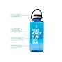 Baudville Drink it Up! "Proud Member" Plastic Water Bottle, 36 oz., Blue, 2/Pack (1396375P231)~#|#~6B29B237-4345-4176-B363D53FAB0FD2BD_sc7