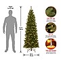 National Tree Company 6.5' Pre-Lit North Valley Spruce Artificial Christmas Tree (NRV7-358-65)~#|#~6B3C8EBB-AF1B-47A6-A804672C6670089B_sc7