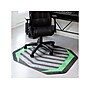 Anji Mountain Rug'd Prizm Green Carpet & Hard Floor Chair Mat, 36" x 48", Gray/Green (AMB9106)~#|#~6B445DE7-27CB-455B-BF257D84839ED7AF_sc7
