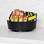 Mind Reader Plastic 4-Compartment Snack Carousel Organizer Snack Tray, Black (LAZSNACK-BLK)~#|#~6B55565B-E3B8-48D1-8E89518F2FDA68F3_sc7