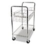 Alera 2-Shelf Wire Mobile Mail Cart, Chrome (ALEMC343722CR)~#|#~6B5FC98E-764C-424A-BBF708F75828D83D_sc7