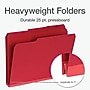 Pendaflex Recycled File Folder, 1-Tab, Assorted, Letter Size, Red, 25/Box (1007010)~#|#~6B6101AD-5FCB-446C-A43AECDE4DCC88D6_sc7