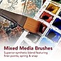 Princeton Velvetouch Short Handle Mixed Media Synthetic Round Brush, 3/Pack (PBXP3950R6-3)~#|#~6B6D93B1-77B9-455A-B92A9A0DB14A5831_sc7
