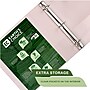 Samsill Earth's Choice Plant-Based 2" Durable View Binders, 3 Ring, Made in USA, Assorted Fashion Colors, 4/Pack (MP46969)~#|#~6B97502D-0650-4A13-8BF6D721DCFA02C2_sc7
