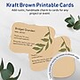Avery Matte General Use Blank Card, Kraft Brown, 40/Pack (95341)~#|#~6B9B5FF8-D6BD-4C6B-AEB0F57C6BE9EAE9_sc7