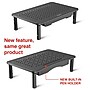 Staples TECH Adjustable Monitor Stand with Drawer, Black (ST62819-CC)~#|#~6BC7B0E8-8457-408D-BE7AE8875756D772_sc7