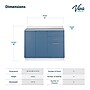 Viva Comfort 36.75'' H x 42" L Exam Room Medical Cabinet, 2-Doors, 3-Drawers, Blueberry (902BASE42NSBL)~#|#~6BE3991A-D112-44DA-9B5D9D58D361DCFB_sc7