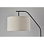 Simplee Adesso 66" Matte Black Floor Lamp with Oatmeal Drum Shade (SL1140-01)~#|#~6BE443E9-E267-4DAD-B3A1936243D9917B_sc7
