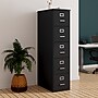 Staples Heavy Duty 5 Drawer Vertical File Cabinet, Letter Size, 63.98"H x 14.9"W x 26.5"D, Black (59589/25432)~#|#~6BE8C92B-4425-4711-9C5CB17381080F94_sc7