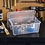 Iris 13.5 Quart Storage Container with Hinged Lid, Plastic, Clear, 6/Pack (500295)~#|#~6BEC9D24-C8E8-4B40-B83F43BB075D9E29_sc7